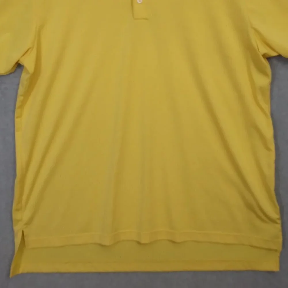 ADIDAS | Climalite Men's Golf Shirt Yellow | Size L